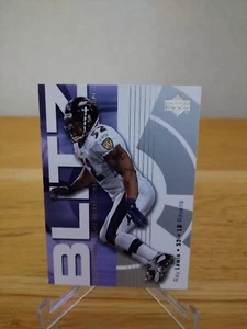 2002 Upper Deck Blitz Brigade Ray Lewis #BB-1 Baltimore Ravens - Picture 1 of 4