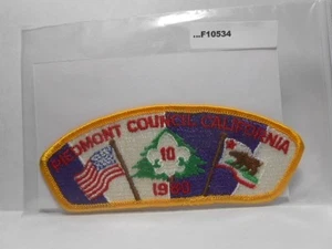 PIEDMONT COUNCIL CALIFORNIA 1980 W/RED 10 CSP F10534 - Picture 1 of 1