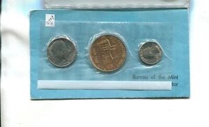 1976 2 COIN + MEDAL MINT SOUVENIR SET ORIGINAL ENVELOPE U.S.MINT 2729T - Picture 1 of 1
