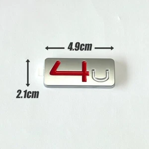 Rear Trunk Lid Logo 4u Emblem For 2008 2009 2010 Kia Soul - Picture 1 of 4