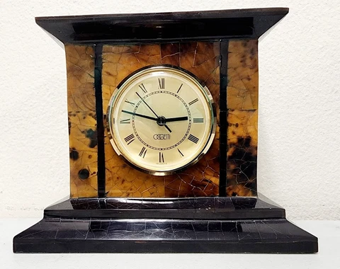 Vintage Tavoli by Oggetti Mantle/Bookshelf Clock - Lacquered Wood, Estate Find! Cover