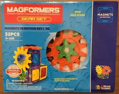 Juego de engranajes Magformers imanes en movimiento [32 piezas] NUEVO Foto 1 de 2
