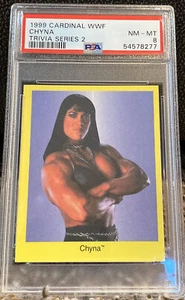 1999 Cardinal WWF Joan Laurer Chyna Rookie Card RC PSA 8 LOW POP Degeneration X - Picture 1 of 5