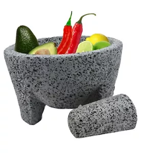 TLP Molcajete Mexican Mortar and Pestle 8.5 in - Picture 1 of 2