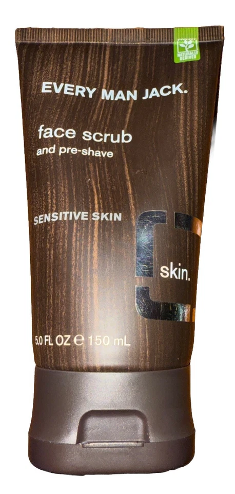 Every Man Jack Face Scrub and Pre-Shave Fragrance Free 5 fl oz Sensitive Skin - Image 1 of 1
