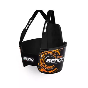 Bengio Bumper Plus Karting Rib Protector Black Fluo Orange Vest best brand - Picture 1 of 3