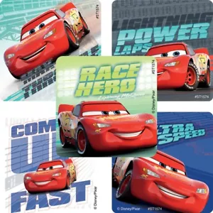 Cars Stickers x 5 - Disney Cars - Lightning McQueen - Cars Birthday Party Disney - Picture 1 of 6