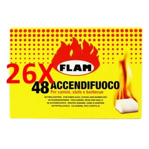 26 X Flam Accendifuoco 48 Cubetti - Imagen 1 de 1
