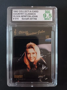 1992 COUNTRY CLASSICS OLIVIA NEWTON-JOHN # 075 DGG Graded 9.5 MINT - Picture 1 of 3