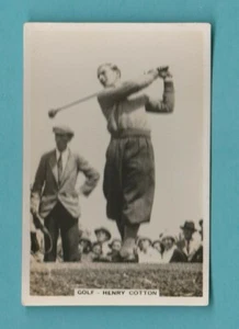 GOLF - PATTREIOUEX - TARJETA NO. 20 - HENRY COTTON - 1935 - Imagen 1 de 2