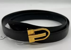S.T. Dupont Men's Brown/Black Reversible Leather Belt 38"-46" - Picture 1 of 2