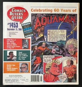 Comic Buyers Guide - September 21st, 2001 Issue #1453 60 Years of Aquaman - Picture 1 of 3