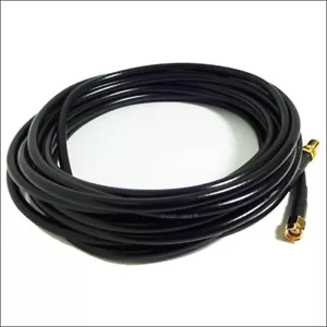 RP-SMA Male Female coaxial Wi-Fi antenna extension cable 10 ft CFD-240 Alfa Yagi - Picture 1 of 3