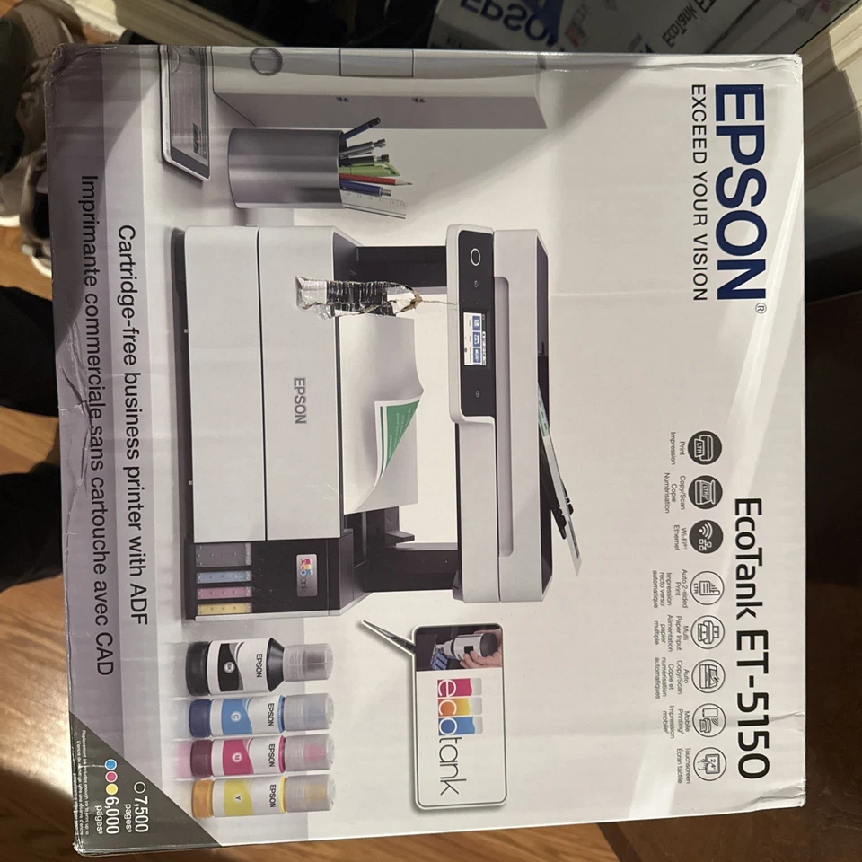 Epson - EcoTank Pro ET-5150 Wireless All-in-One Supertank Printer - Image 1 of 3