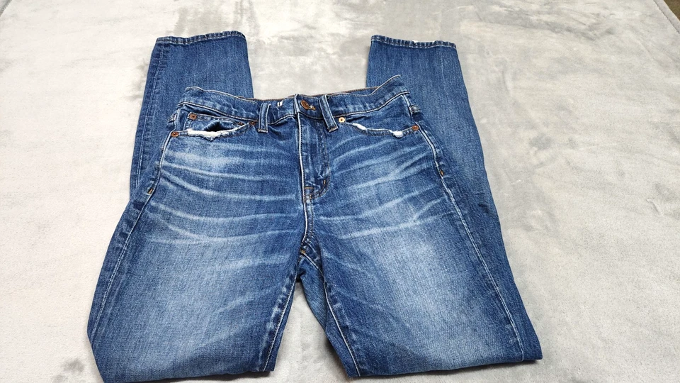 Madewell Women's 25 Blue Denim The High Rise Slim BoyJeans - Image 1 of 4