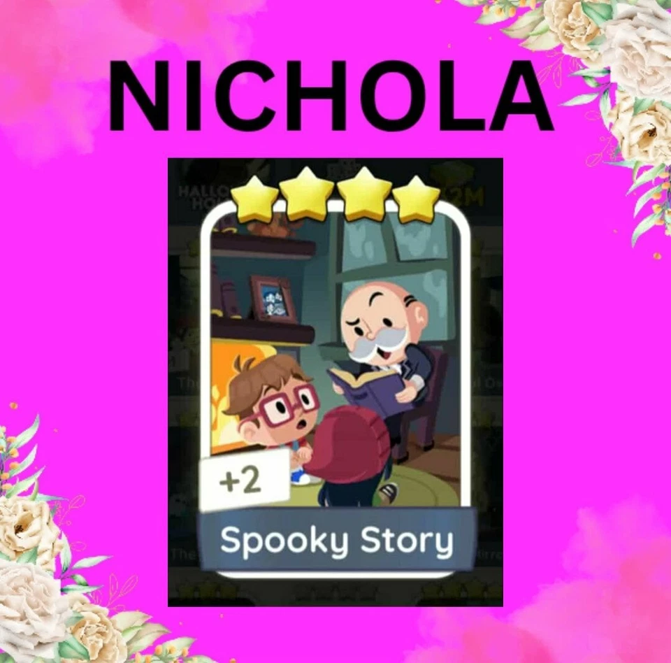 1 x Spooky Story🌟🌟🌟🌟 (Set 11) Monopo_ly-go Stickers (COZY COMFORTS ) - Image 1 of 1