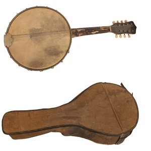 Antikes Banjolin Streichinstrument 20er Jahre - Bild 1 von 12