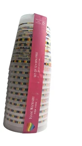Isaac Mizrahi New York 16oz Plastic Cups Set of 12 BPA Free Rainbow Pride Party - Picture 1 of 3