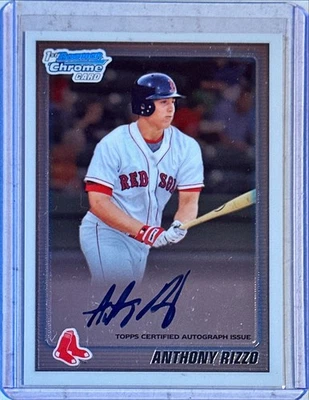 Anthony Rizzo 2010 Bowman Chrome Prospects Auto #BCP101 Boston Red Sox - Image 1 of 2