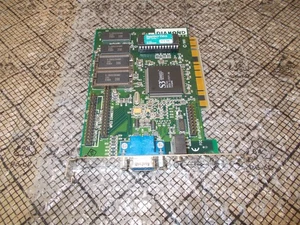Diamond Stealth 64 2MB PCI Video Card ST64 VIDEO PCI 3 1+1 23030093-303 - Picture 1 of 1