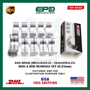 LAND ROVER JAGUAR XF XJ KING MAIN & CONROD BEARINGS SET 0.25mm 204PT 2.0L PETROL - Picture 1 of 1