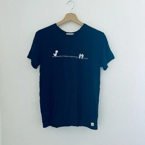 Marine Layer Black Tee with White Graphic - Picture 1 of 8