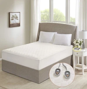 Beautyrest Cotton Blend Heated FULL Mattress Pad Secure Comfort Technology - C1 - Picture 1 of 14