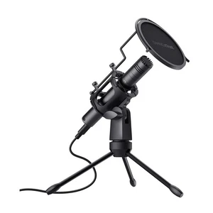 Trust USB Streaming Microphone Mic with Tripod Stand Pop Filter GXT 241 Velica - Afbeelding 1 van 10