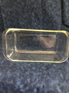 Vintage PYREX Clear Glass LOAF FAN - Picture 1 of 2