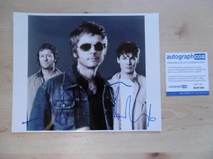 Foto autógrafa firmada por A-Ha Morten "Harket" 8x10 pulgadas ACOA - Imagen 1 de 3