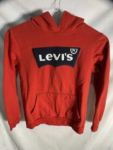 Levis Kids Youth Large Red Pullover Hoodie - Picture 1 of 2