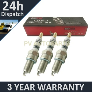 3X DOPPEL IRIDIUM ZÜNDKERZEN FÜR SUZUKI ALTO V 1.0 AB 2009 - Bild 1 von 1
