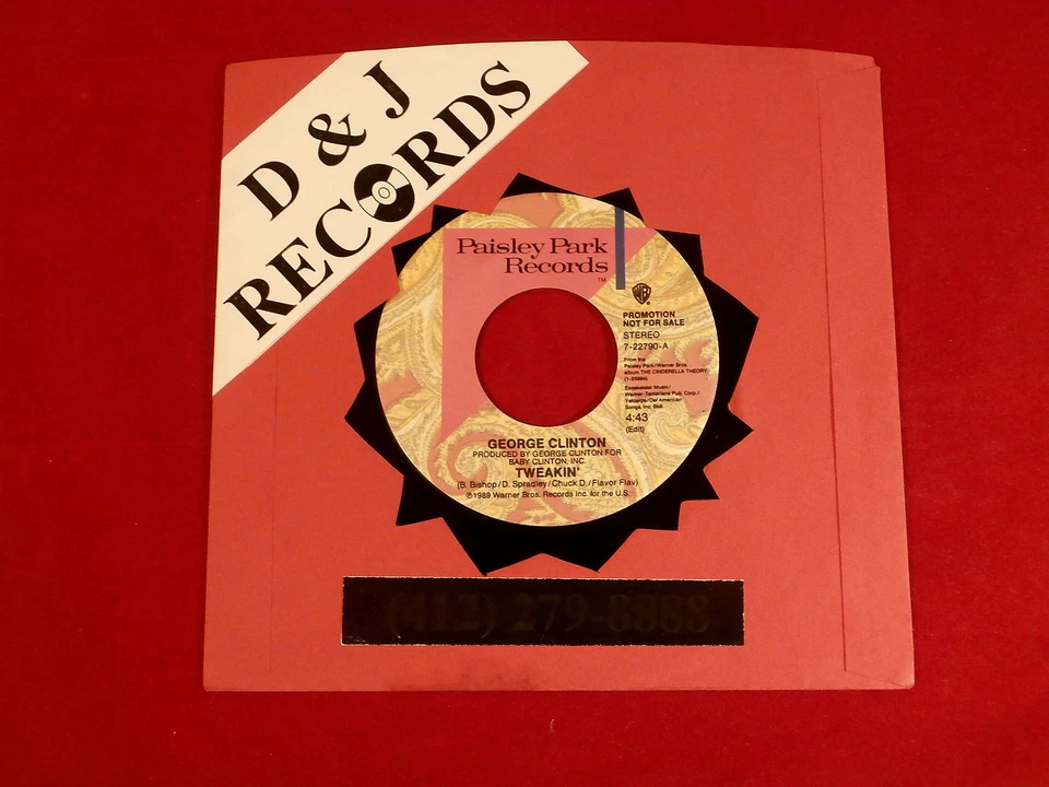 GEORGE CLINTON~ TWEAKIN~MEGA RARE PROMO~ MINT~ ~ MODERN FUNK~ FUNK  45 Foto 1 de 1