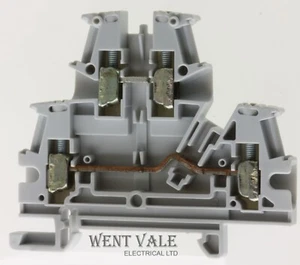 Legrand Viking - 371 68 - Grey 4mm Two Level DIN Rail Mounted Terminal Block - Picture 1 of 2