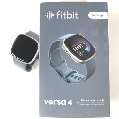 Fitbit Versa 4 Fitness Tracker Smartwatch Heart Rate GPS Sleep Heart Monitor Scr - Image 1 of 4