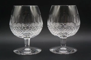 Waterford Ireland Crystal 5-1/8" COLLEEN BRANDY SNIFTERS GLASSES SET of 2 Mint - Picture 1 of 6
