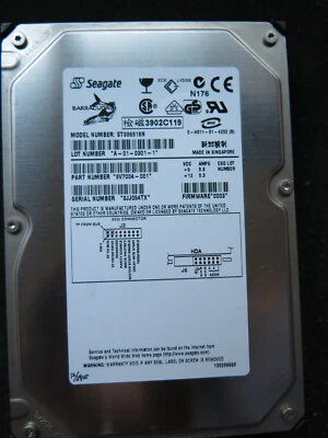 Seagate  ST336918N BarraCuda   ST-336918N 36GB Hard Drive - 3.5" Internal - SCSI - Image 1 of 4