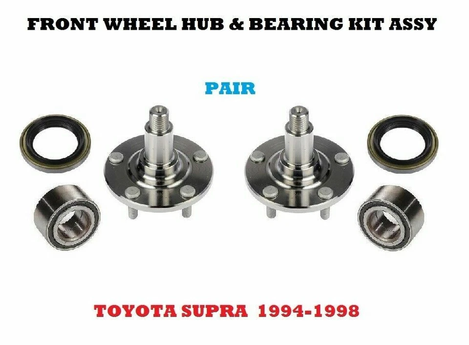Conjunto de buje de rueda delantera y cojinete y sello para Toyota Supra 1994-1998 par Foto 1 de 1