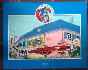 FRANQUIN - sérigraphie ZORGLUMOBILE - Champaka Copie Conforme 1990 - Picture 1 of 1