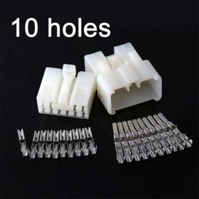 10 Pin Electrical Wiring Multi-Connector 2.3mm Terminals for Automotive - Image 1 of 4