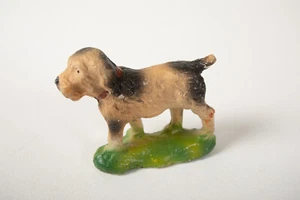Estatuilla de perro Airedale Terrier compuesta pequeña (B8C) Japón (JSF6) Welsh Wheaton - Imagen 1 de 8