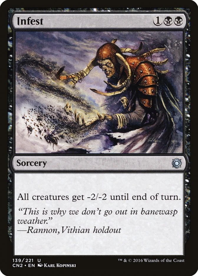 Infest [Conspiracy: Take the Crown] Magic MTG - Image 1 of 1