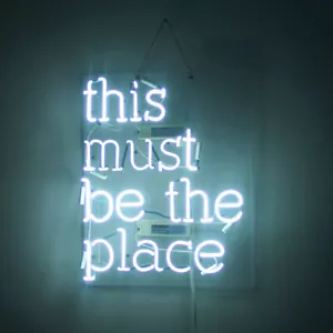 17"x14"This Must Be The Place Neon Sign Bier Bar Wand Dekor Leuchtreklame Schild - Bild 1 von 10