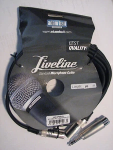 Liveline Standard Mikrofon Kabel 10m adamhall - Bild 1 von 2