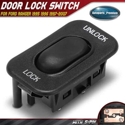 Nuevo interruptor de bloqueo de puerta delantera para Ford Ranger 1995 1996 1997-2007 F57Z14028AAA Foto 1 de 4