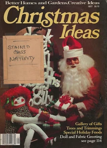 VTG 1977 Better Homes & Gardens Christmas ideas Crafts Wreaths Nativity Ornament - Picture 1 of 2
