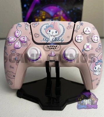 Sanrio My Melody - RGB LED - Sakura Pink - Custom Controller for PS5 Or PC - Image 1 of 4