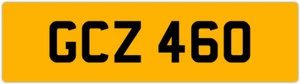 GCZ 460 G 3x3 PLACA DE NÚMERO PRIVADA SIN FECHA GAZ GAV GEO GUS GUY GRACIA GEMA GED GS - Imagen 1 de 1