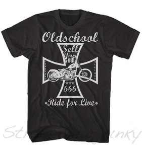 ★Camiseta hombre vintage moto Hot Rod 666 Oldschool Rock nueva S-5XL HR21101★ - Imagen 1 de 1