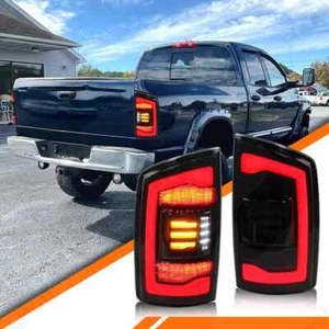 Paar Volle LED Rücklicht Gelb Blinker Licht Für Dodge RAM 1500 2500 3500 02-06 - Bild 1 von 19